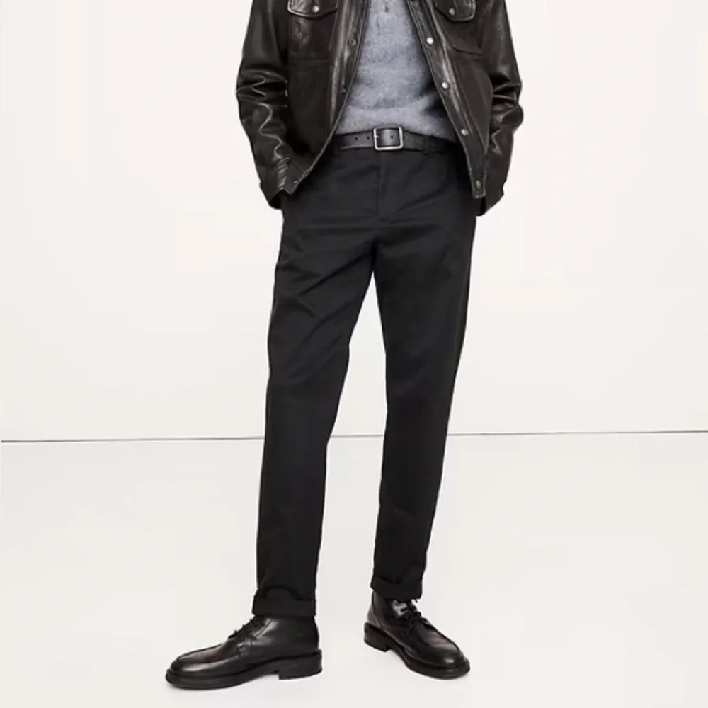 Banana Republic Black Performance Athletic Chino Pants 32W